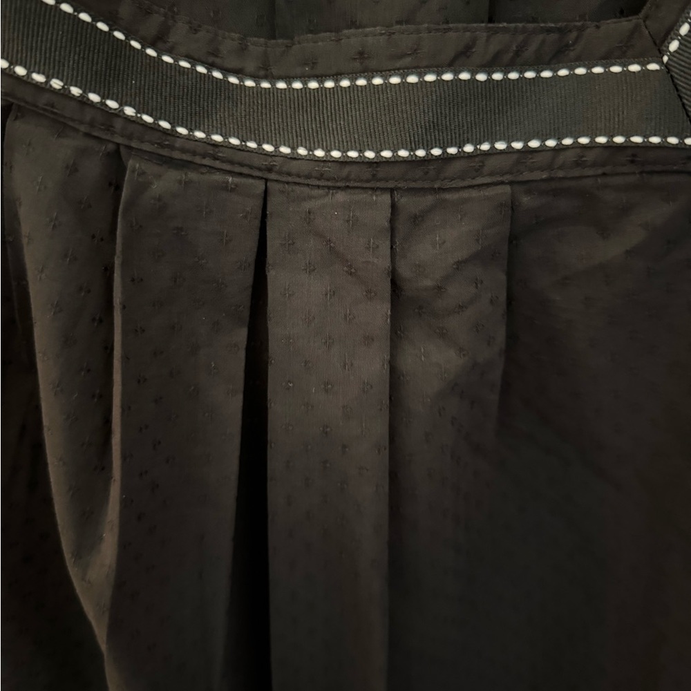 Harve Benard Black Boxy Blouse with Sailor Collar - Picture 3 of 8